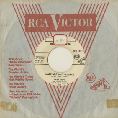 Marriage And Divorce / Calypso Sweetheart