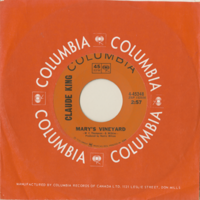 Mary's Vineyard / Johnny Valentine