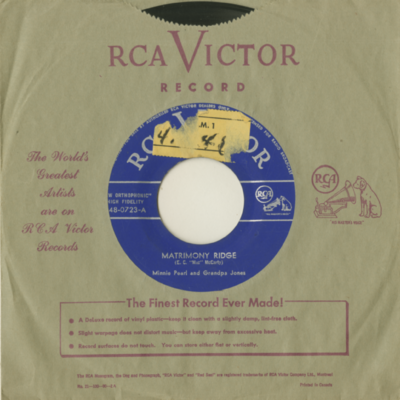 Matrimony Ridge / Spring Fever (1955)