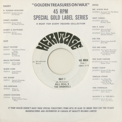 May I / Day By Day My Love Grows Stronger (1968)