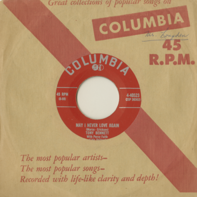 May I Never Love Again / Don't Tell Me Why