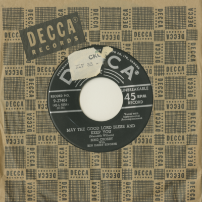 May The Good Lord Bless And Keep You / A Perfect Day