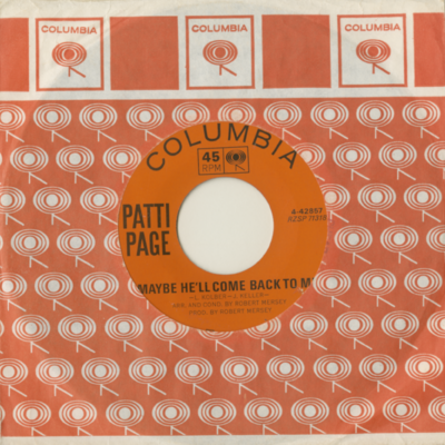 Maybe He'll Come Back To Me / Nobody 