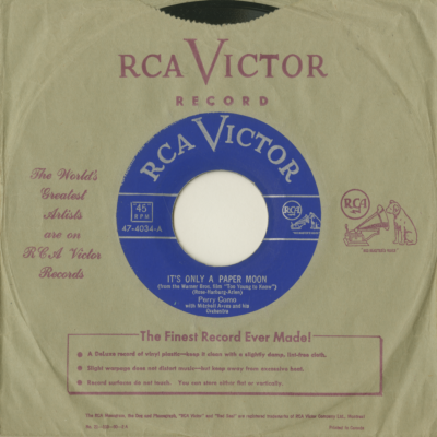 Me And My Shadow / It's Only A Paper Moon (1951)