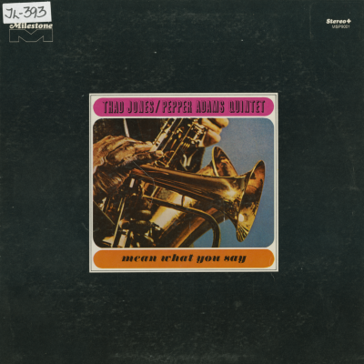 Mean What You Say With Pepper Adams (1966)