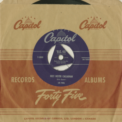 Meet Mister Callaghan / Take Me In Your Arms And Hold Me (1952)