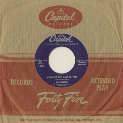 Memories Are Made Of This / Change Of Heart (1955)