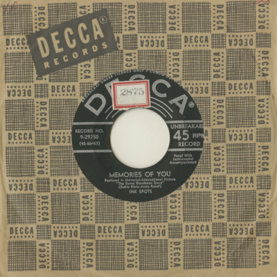 Memories Of You / It's Funny To Everyone But Me