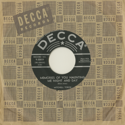 Memories Of You Haunting Me Day And Night / Go Ahead And Be A Fool