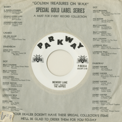 Memory Lane / A Lonely Piano (1963)