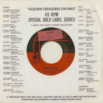 Merci Cherie / Who's Afraid Of Virginia Wolf