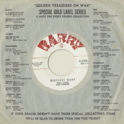 Midnight Mary / Where Do You Want The World Delivered