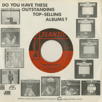 Mini-Skirt Minnie / Back In Your Arms