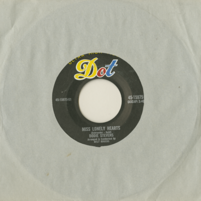 Miss Lonely Hearts / Poor Butterfly