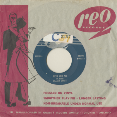 Miss You So / If You Only Knew (1957)
