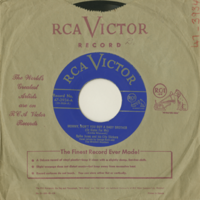 Mommy Won't You Buy A Baby Brother / Rudolph The Red-Nosed Reindeer (1950)