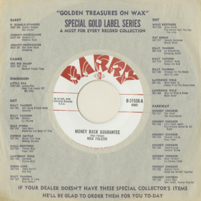 Money Back Guarantee / I Though I Heard You Call My Name (1963)