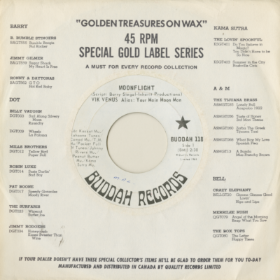 Moonflight / Everybody's On Strike (1969)