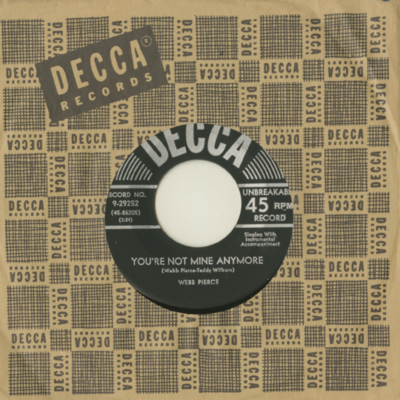 More And More / You're Not Mine Anymore