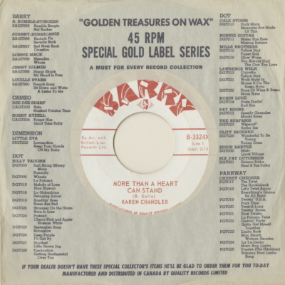 More Than A Heart Can Stand / It Was Only Yesterday