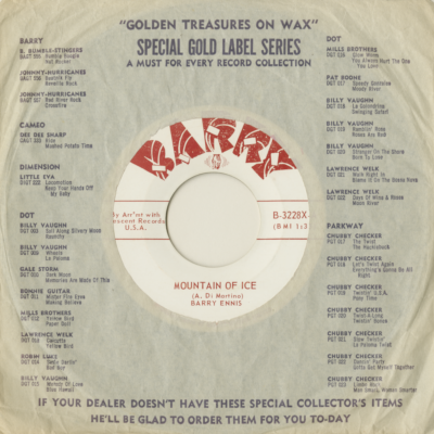 Mountain Of Ice / School Days (1964)