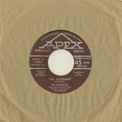 Mr Sandman / I Don't Wanna See You Crying