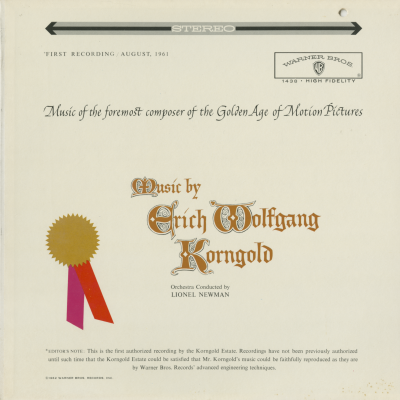 Music By Erich Wolfgang Korngold