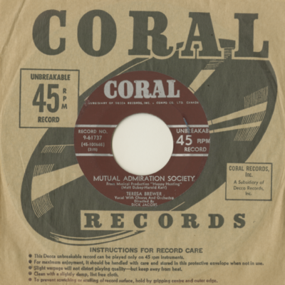 Mutual Admiration Society / Crazy With Love