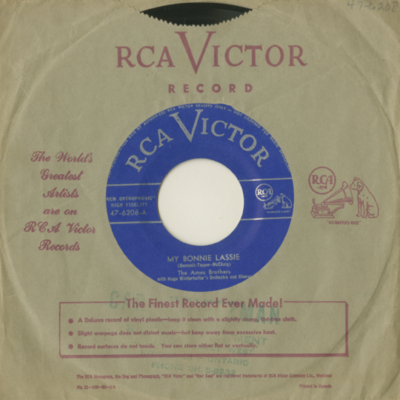 My Bonnie Lassie / So Will I (1955)