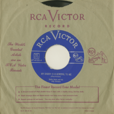 My Daddy Is A General To Me / Ill Barkio (1951)