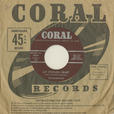 My Foolish Heart / Just One More Chance (1963)