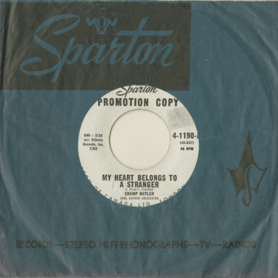 My Heart Belongs To A Stranger / Ache In My Heart (1963)