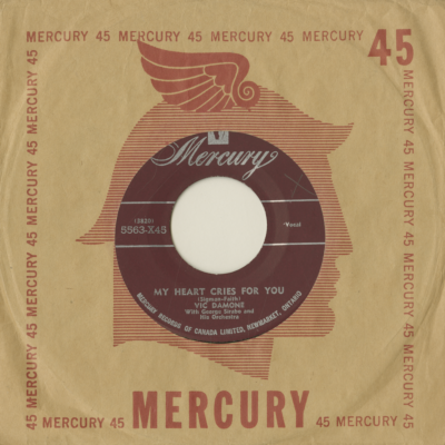 My Heart Cries For You / Music By The Angels