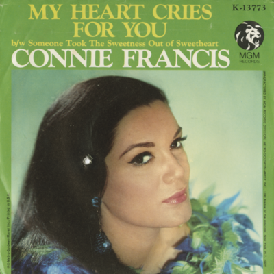 My Heart Cries For You / Someone Took The Sweetness Out Of Sheetheart