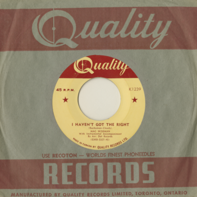 I Haven't Got The Right / My Little Home In Tennessee