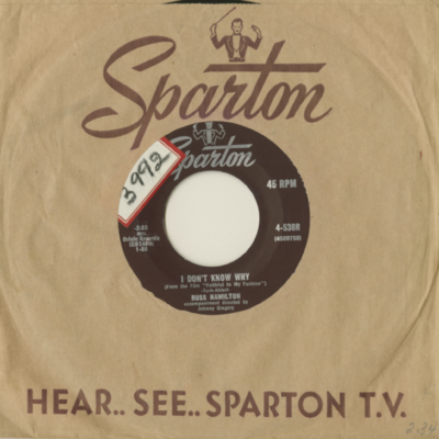 My Mother's Eyes / I Don't Know Why (1958)