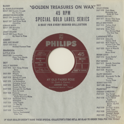 My Old Faded Rose / It's A Shame