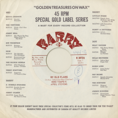 My Old Flame / Wings Of Love (1967)