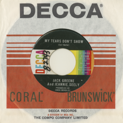 My Tears Don't Show / Wish I Didn't Have To Miss You