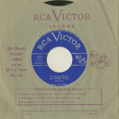 My Upper Plate / I Saw Mommy Smoochin' Santa Claus (1953)