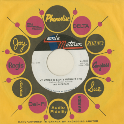 My World Is Empty Without You / Everything Is Good About You (1965)