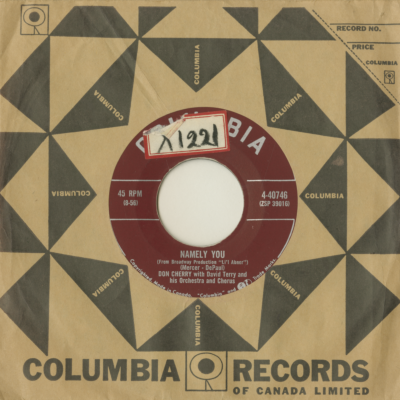 Namely You / If I Had My Druthers