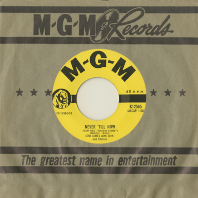 Never 'Til Now / I Give You My Heart