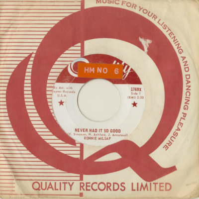 Never Had It So Good / Let's Go Get Stoned