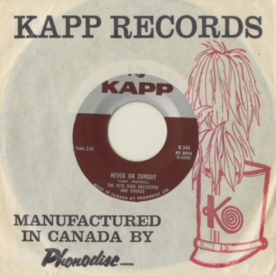 Never On Sunday / So Much To Love