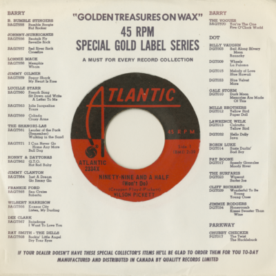 Ninety-Nine And A Half Won't Do / Danger Zone