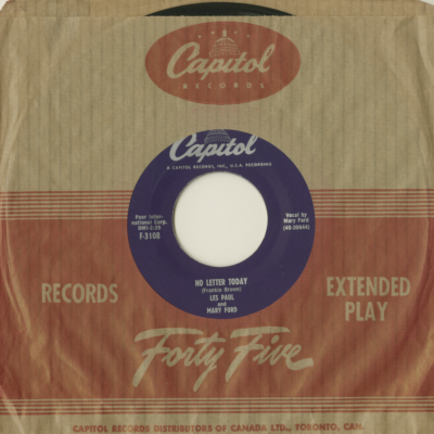 No Letter Today / Genuine Love (1955)