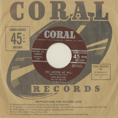 No Moon At All / Do Nothin' Till You Hear From Me