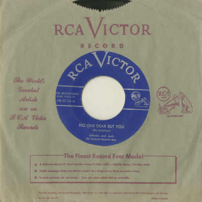 No One Dear But You / We Live In Two Different Worlds (1955)