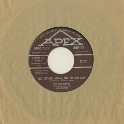 No Other Arms No Other Lips / We Should Be Together